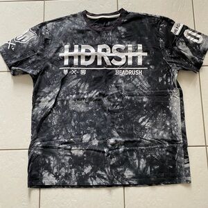 Black Tie-Dye HeadRush Men's Shirt